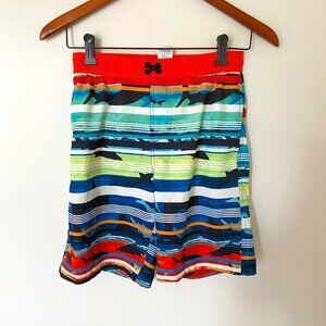 Wonder Nation Boy's Swim Trunks Size 10-12 Sharks